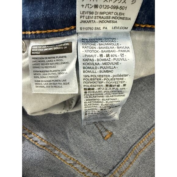 Levi’s 318 Shaping Wide Leg Jeans Women’s Plus Size 18W Blue Wash NWT - Picture 10 of 14